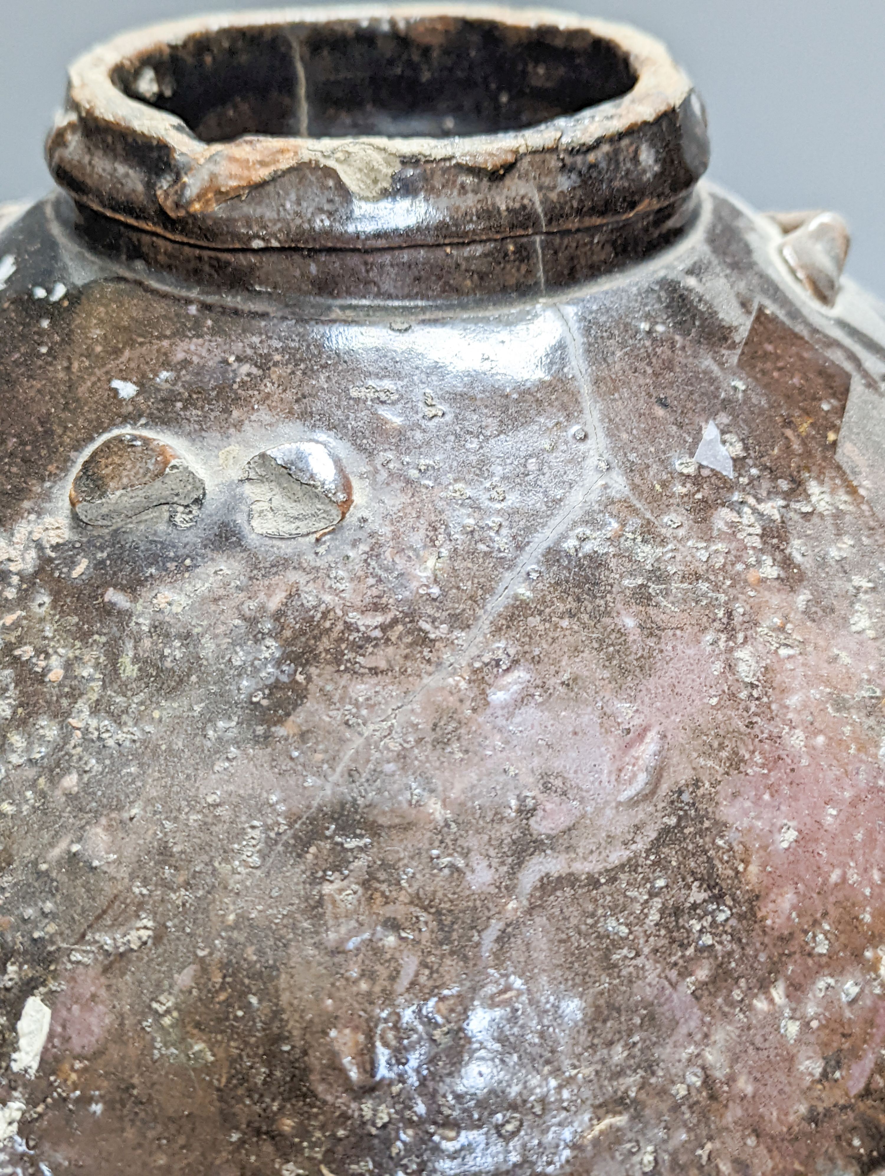 A large Chinese Henan type jar 37cm